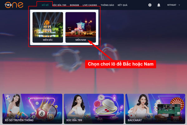 Chọn lô đề miền Bắc Nam